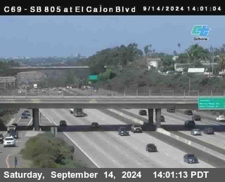 SB 805 at El Cajon Blvd (On Ramp)