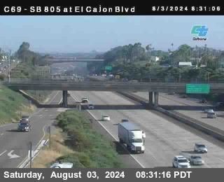 SB 805 at El Cajon Blvd (On Ramp)