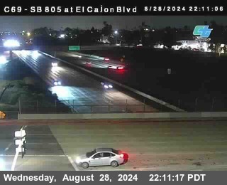 SB 805 at El Cajon Blvd (On Ramp)