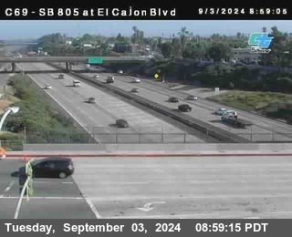 SB 805 at El Cajon Blvd (On Ramp)