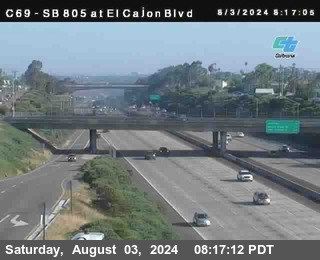 SB 805 at El Cajon Blvd (On Ramp)