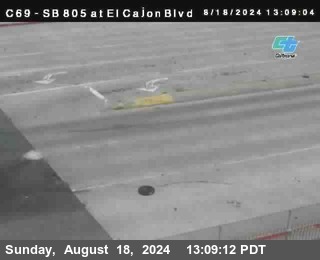 SB 805 at El Cajon Blvd (On Ramp)