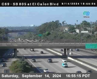 SB 805 at El Cajon Blvd (On Ramp)