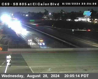 SB 805 at El Cajon Blvd (On Ramp)