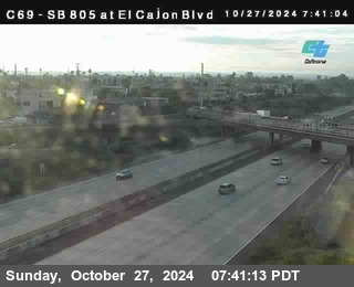 SB 805 at El Cajon Blvd (On Ramp)