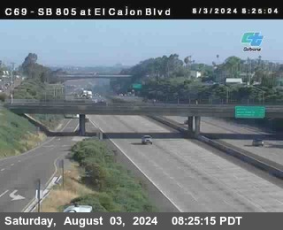 SB 805 at El Cajon Blvd (On Ramp)