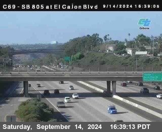 SB 805 at El Cajon Blvd (On Ramp)