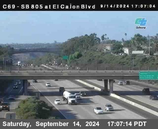 SB 805 at El Cajon Blvd (On Ramp)