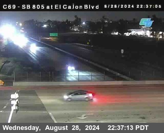 SB 805 at El Cajon Blvd (On Ramp)