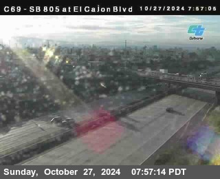 SB 805 at El Cajon Blvd (On Ramp)