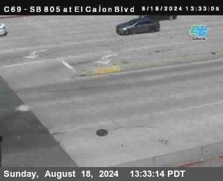 SB 805 at El Cajon Blvd (On Ramp)