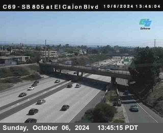 SB 805 at El Cajon Blvd (On Ramp)