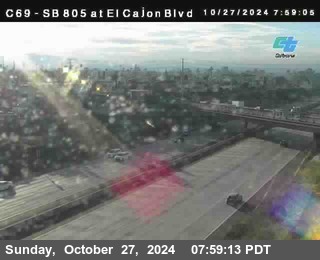 SB 805 at El Cajon Blvd (On Ramp)