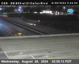 SB 805 at El Cajon Blvd (On Ramp)