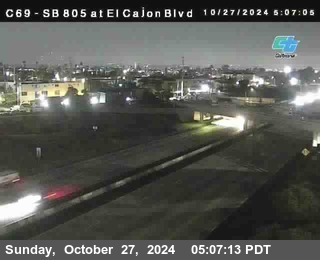 SB 805 at El Cajon Blvd (On Ramp)