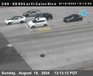 SB 805 at El Cajon Blvd (On Ramp)