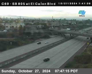 SB 805 at El Cajon Blvd (On Ramp)