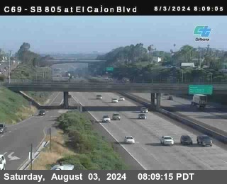 SB 805 at El Cajon Blvd (On Ramp)