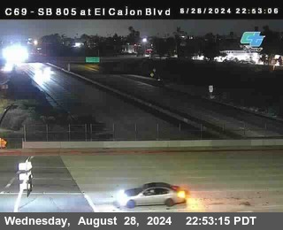 SB 805 at El Cajon Blvd (On Ramp)