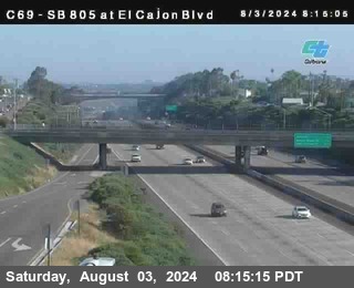 SB 805 at El Cajon Blvd (On Ramp)