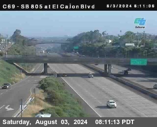 SB 805 at El Cajon Blvd (On Ramp)