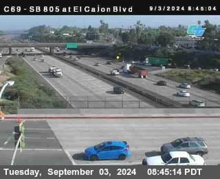 SB 805 at El Cajon Blvd (On Ramp)