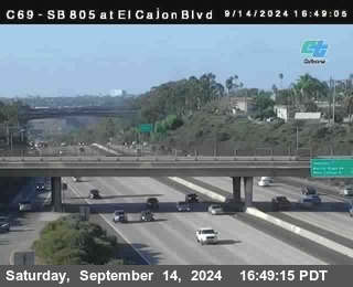 SB 805 at El Cajon Blvd (On Ramp)