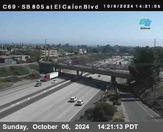 SB 805 at El Cajon Blvd (On Ramp)