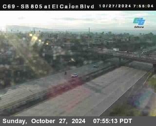 SB 805 at El Cajon Blvd (On Ramp)