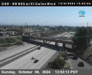 SB 805 at El Cajon Blvd (On Ramp)