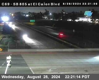 SB 805 at El Cajon Blvd (On Ramp)