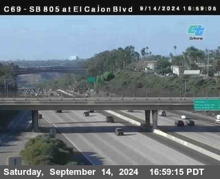 SB 805 at El Cajon Blvd (On Ramp)