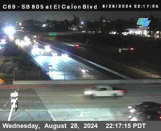 SB 805 at El Cajon Blvd (On Ramp)