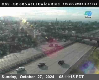 SB 805 at El Cajon Blvd (On Ramp)