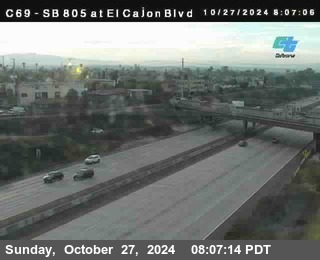 SB 805 at El Cajon Blvd (On Ramp)