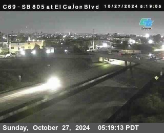 SB 805 at El Cajon Blvd (On Ramp)