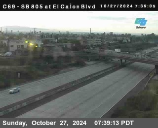 SB 805 at El Cajon Blvd (On Ramp)