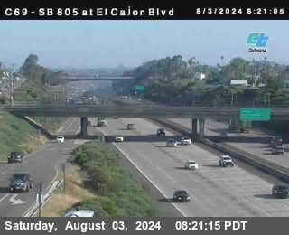 SB 805 at El Cajon Blvd (On Ramp)