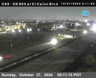 SB 805 at El Cajon Blvd (On Ramp)