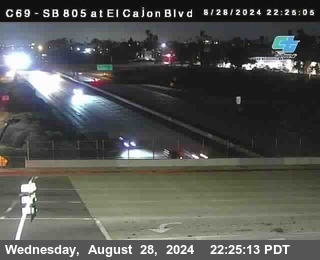 SB 805 at El Cajon Blvd (On Ramp)