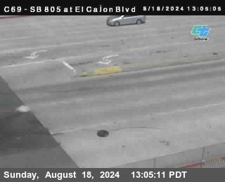 SB 805 at El Cajon Blvd (On Ramp)