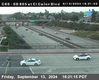 SB 805 at El Cajon Blvd (On Ramp)