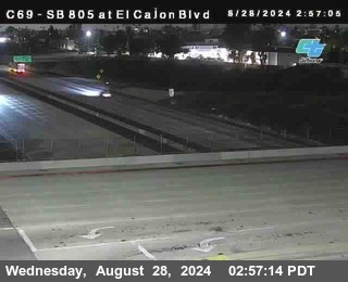 SB 805 at El Cajon Blvd (On Ramp)