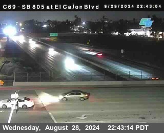 SB 805 at El Cajon Blvd (On Ramp)