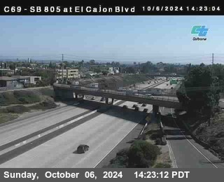 SB 805 at El Cajon Blvd (On Ramp)