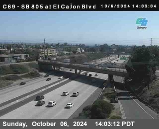 SB 805 at El Cajon Blvd (On Ramp)