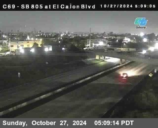 SB 805 at El Cajon Blvd (On Ramp)