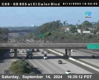 SB 805 at El Cajon Blvd (On Ramp)