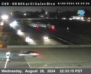 SB 805 at El Cajon Blvd (On Ramp)