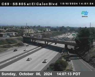 SB 805 at El Cajon Blvd (On Ramp)